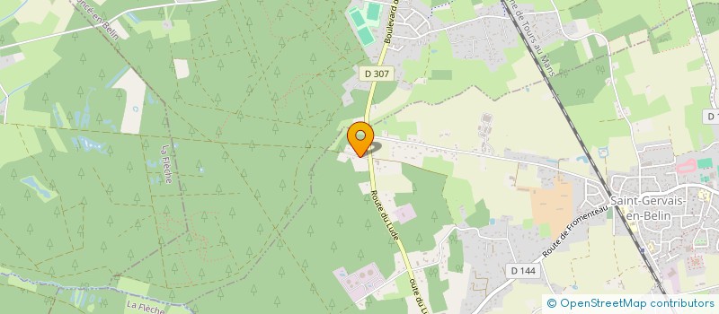 localisation de l'entreprise MADAME FLORINE LEBEAU  LAIGNE-SAINT-GERVAIS