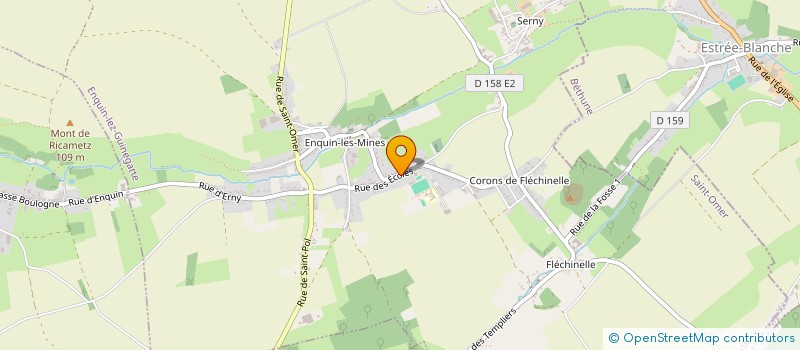 localisation de l'entreprise MADAME FLORINE LECOQ  ENQUIN-LEZ-GUINEGATTE