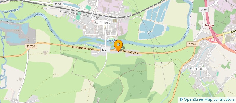 localisation de l'entreprise MADAME FLORINE LEFEBVRE  DONCHERY