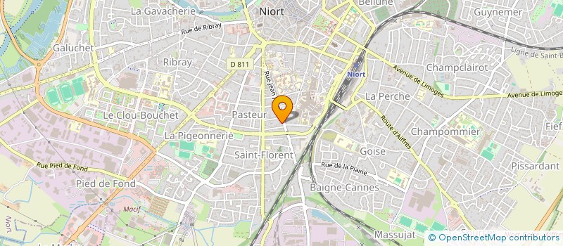 localisation de l'entreprise MADAME FLORINE LEFEBVRE à NIORT