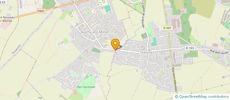 localisation de l'entreprise MADAME FLORINE LEFEVRE  AUCHY-LES-MINES