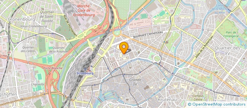 localisation de l'entreprise MADAME FLORINE LEROY à STRASBOURG