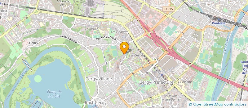 localisation de l'entreprise MADAME FLORINE LEROY  CERGY