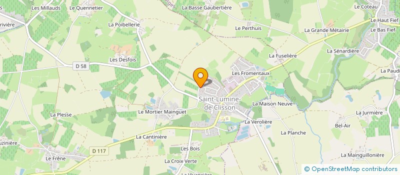 localisation de l'entreprise MADAME FLORINE LETURGEZ  SAINT-LUMINE-DE-CLISSON