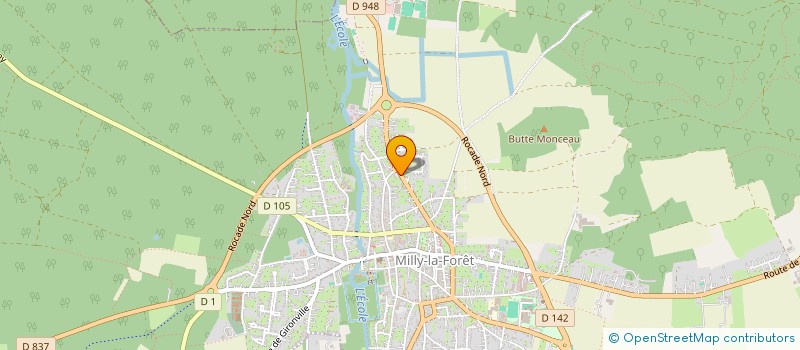 localisation de l'entreprise MADAME FLORINE LHUILIER  MILLY-LA-FORET