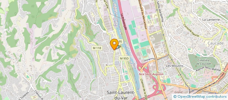 localisation de l'entreprise MADAME FLORINE LINARES à SAINT-LAURENT-DU-VAR