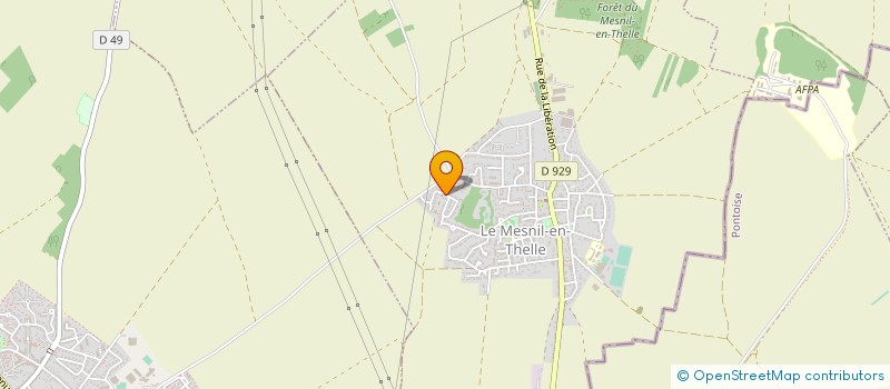 localisation de l'entreprise MADAME FLORINE MAILLE  LE MESNIL-EN-THELLE