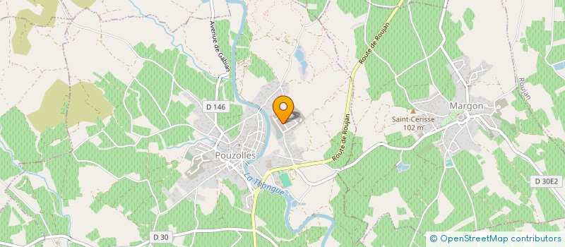 localisation de l'entreprise MADAME FLORINE MANZANERA  POUZOLLES