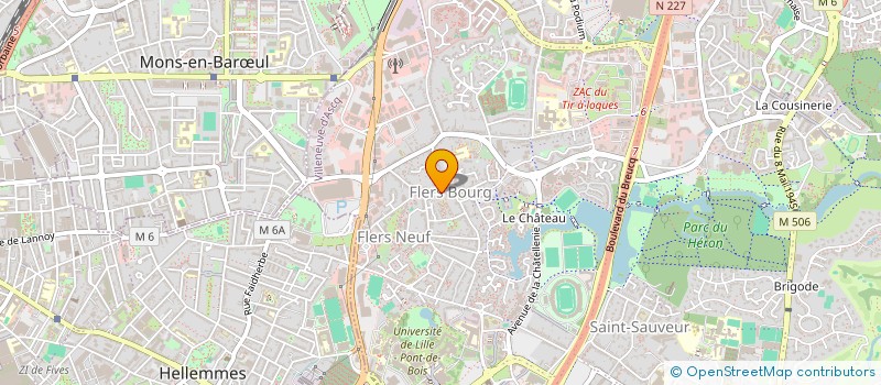 localisation de l'entreprise MADAME FLORINE MARIE CELINE DEGRUSON  VILLENEUVE-D'ASCQ