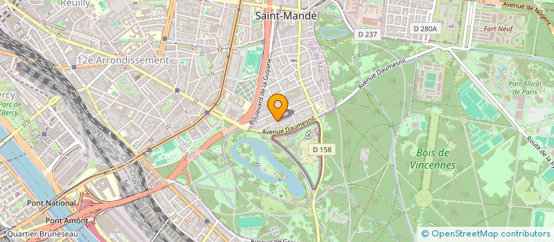 localisation de l'entreprise MADAME FLORINE MARMU à SAINT-MANDE