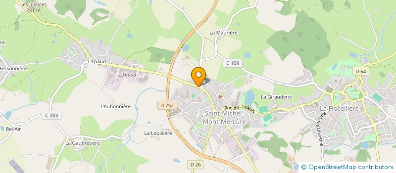 localisation de l'entreprise MADAME FLORINE MARTINEAU à SEVREMONT