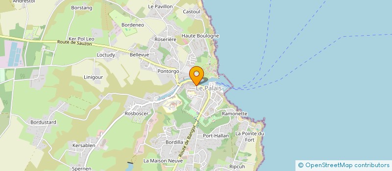 localisation de l'entreprise MADAME FLORINE MASSON à LE PALAIS