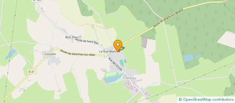 localisation de l'entreprise MADAME FLORINE MECHIN  TRETEAU