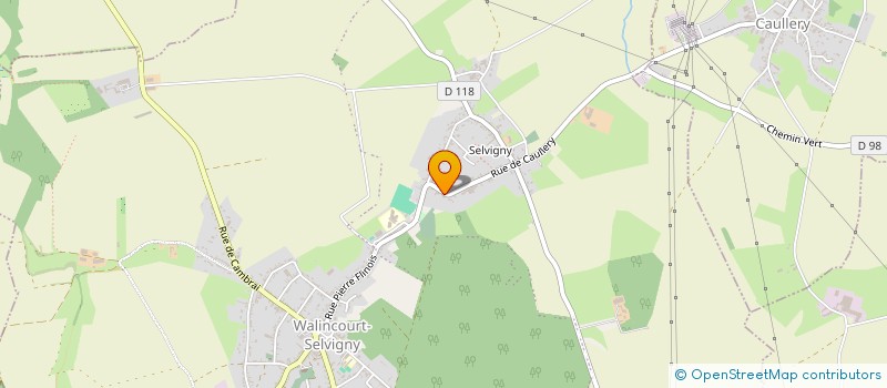 localisation de l'entreprise MADAME FLORINE MONATTE  WALINCOURT-SELVIGNY