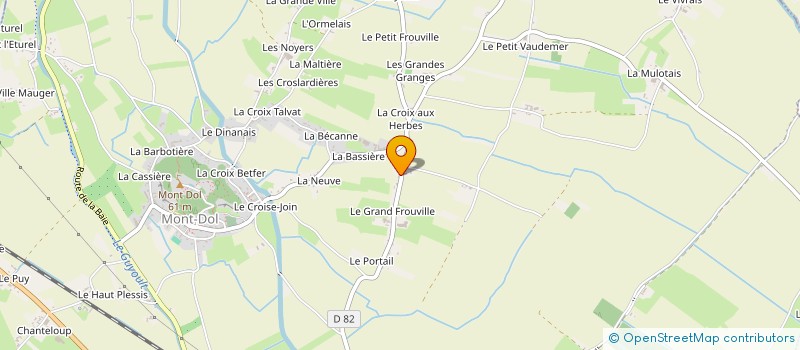 localisation de l'entreprise MADAME FLORINE MOREAU  MONT-DOL