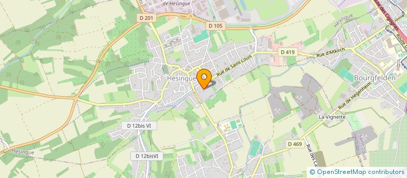 localisation de l'entreprise MADAME FLORINE NAMY  HESINGUE