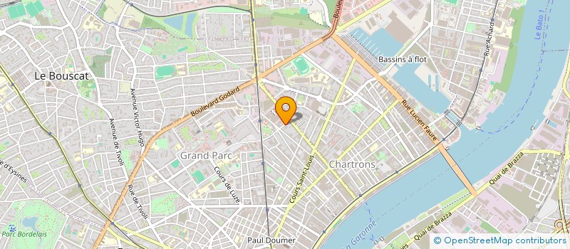 localisation de l'entreprise MADAME FLORINE NOEL  BORDEAUX