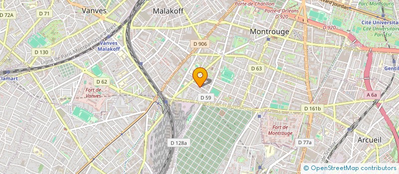 localisation de l'entreprise MADAME FLORINE OBRIST  MONTROUGE