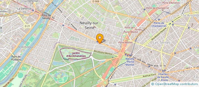 localisation de l'entreprise MADAME FLORINE PERROMAT à NEUILLY-SUR-SEINE