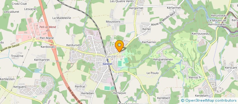 localisation de l'entreprise MADAME FLORINE PERTHUIS  CONCARNEAU