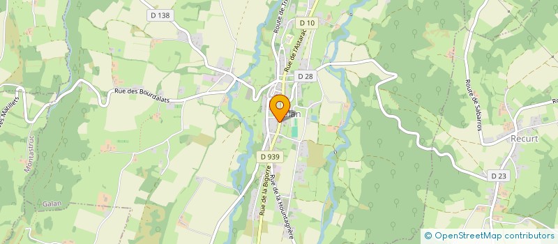 localisation de l'entreprise MADAME FLORINE POITOU  LANNEMEZAN