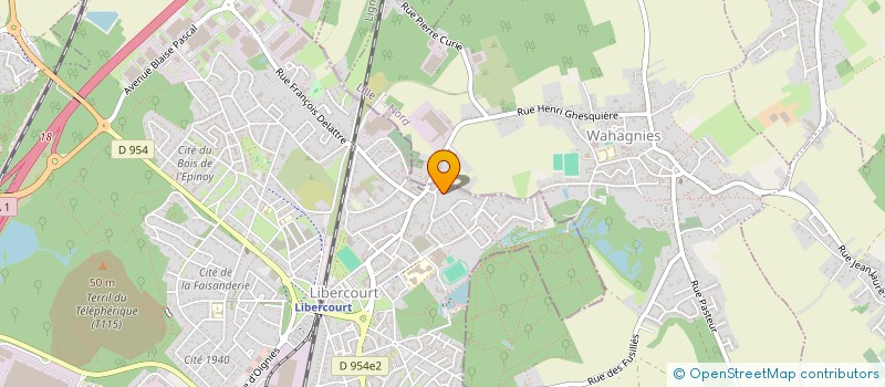 localisation de l'entreprise MADAME FLORINE POLLET  LIBERCOURT