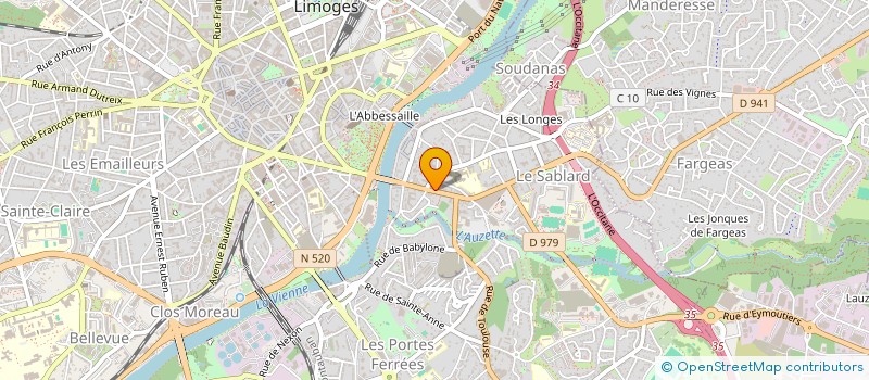 localisation de l'entreprise MADAME FLORINE SALTO à LIMOGES