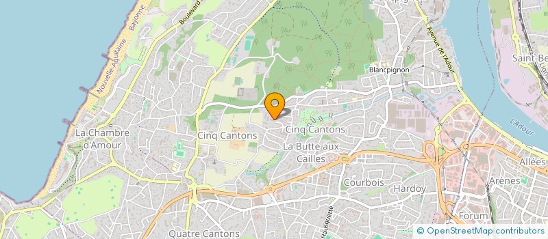 localisation de l'entreprise MADAME FLORINE SAUVAIRE  ANGLET