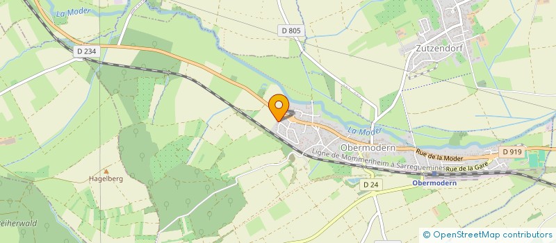 localisation de l'entreprise MADAME FLORINE SCHAEFFER  OBERMODERN-ZUTZENDORF