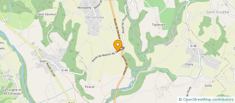 localisation de l'entreprise MADAME FLORINE SUBILOTTE  VERSONNEX