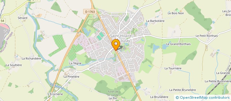 localisation de l'entreprise MADAME FLORINE TALBOT  MONTAIGU-VENDEE