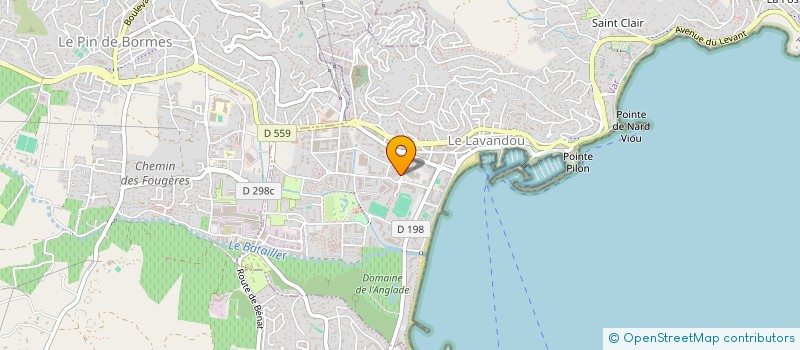 localisation de l'entreprise MADAME FLORINE TAUREAU à LE LAVANDOU