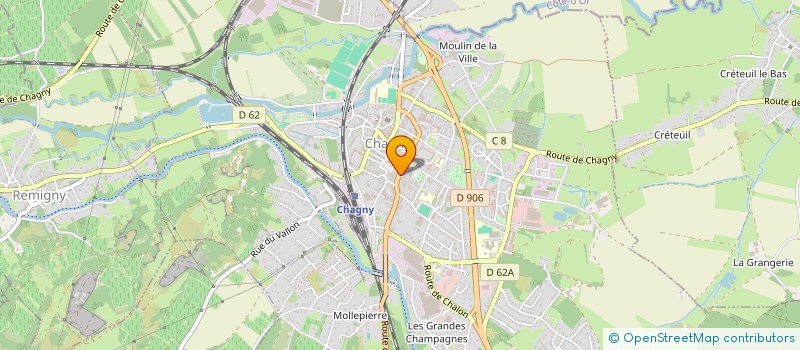 localisation de l'entreprise MADAME FLORINE THIBAUT  CHAGNY