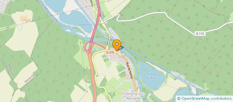 localisation de l'entreprise MADAME FLORINE THOUVENIN  FLAVIGNY-SUR-MOSELLE