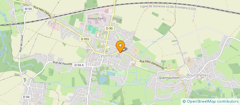 localisation de l'entreprise MADAME FLORINE VERIN  CYSOING