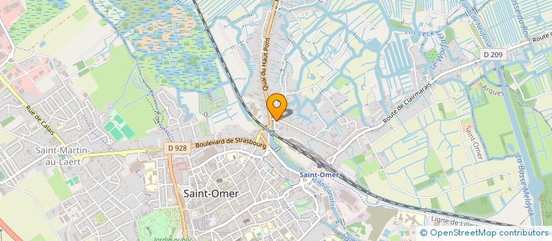 localisation de l'entreprise MADAME FLORINE VERNEAUX  SAINT-OMER