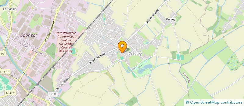 localisation de l'entreprise MADAME FLORINE VILLARINO  CRISSEY