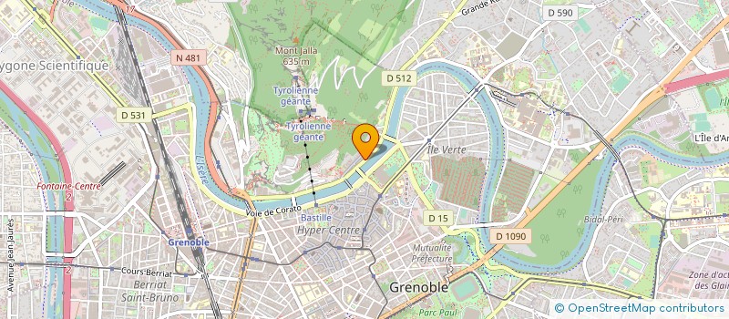 localisation de l'entreprise MADAME FLORINE VITAL DURAND à GRENOBLE