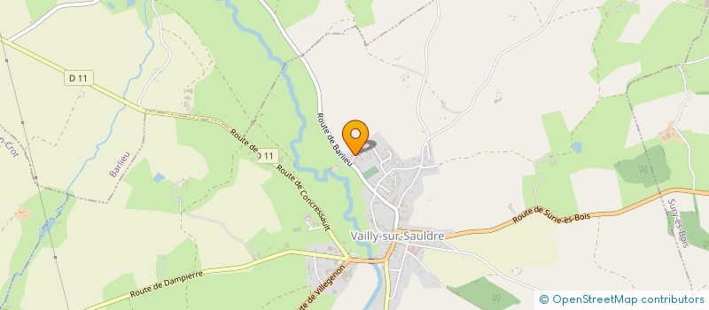 localisation de l'entreprise MADAME FLORINELA VINTER  VAILLY-SUR-SAULDRE