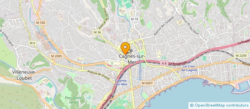 localisation de l'entreprise MADAME FLORIO CASTRO à CAGNES-SUR-MER