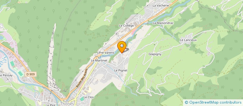 localisation de l'entreprise MADAME FLORISE BARRACHIN  THONES