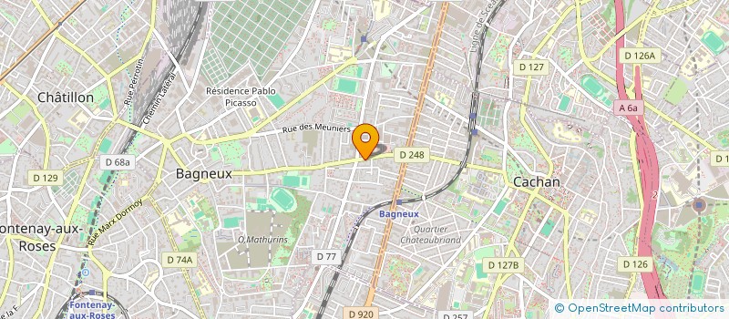 localisation de l'entreprise MADAME FLORISE VAUBIEN à BAGNEUX