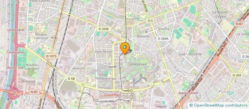 localisation de l'entreprise MADAME FLORITA MATIAS  GRENOBLE