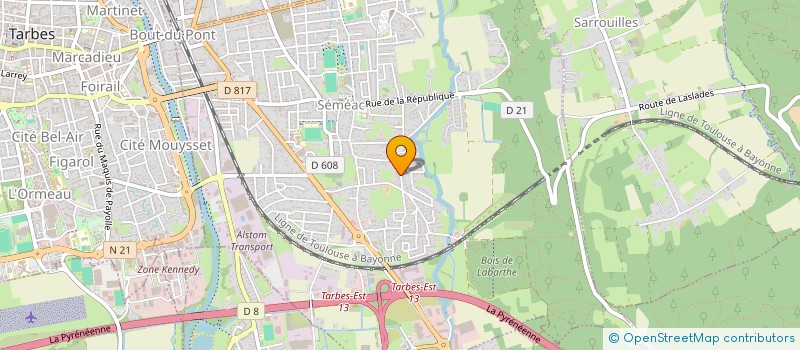 localisation de l'entreprise MADAME FLORY RUFFING  SEMEAC