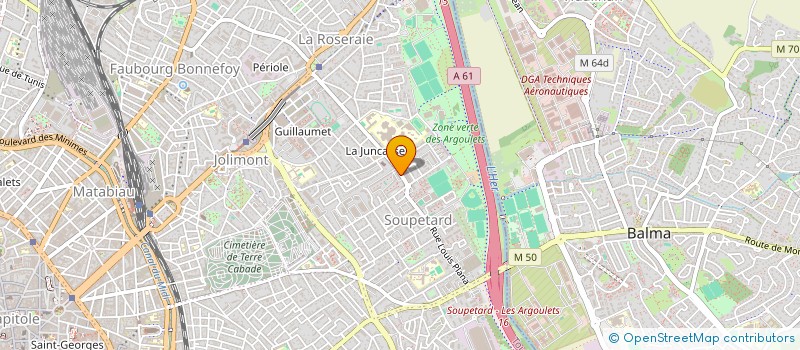 localisation de l'entreprise MADAME FLUTURA HOXHA  TOULOUSE