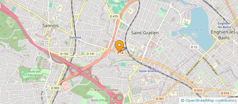 localisation de l'entreprise MADAME FOFANA MAMI  SAINT-GRATIEN