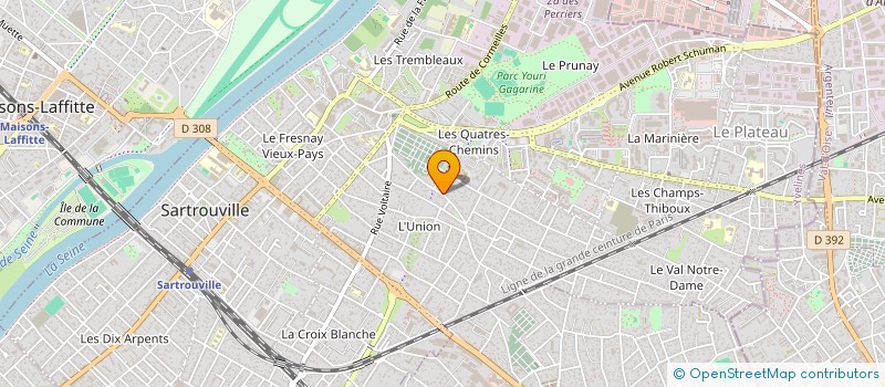 localisation de l'entreprise MADAME FORLINA TOUCKOULOU  SARTROUVILLE