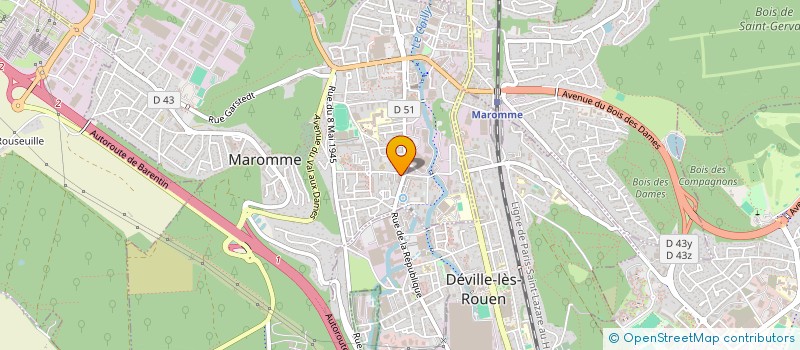 localisation de l'entreprise MADAME FORTUNE ISANGEDIGHI  MAROMME