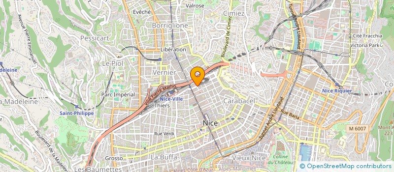 localisation de l'entreprise MADAME FORTUNEE AMSELLEM à NICE