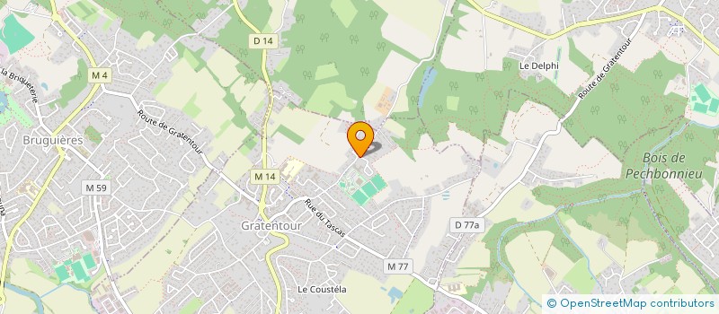 localisation de l'entreprise MADAME FOUATA HUE  FENOUILLET